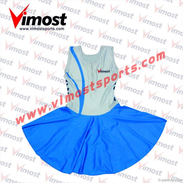 custom netball dress