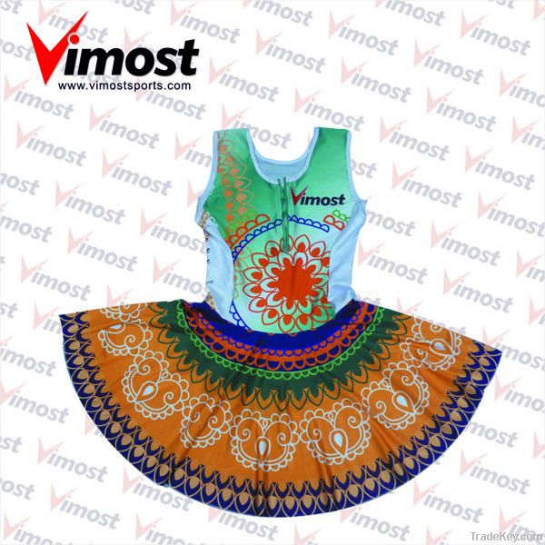 custom netball wear, netball dress with sublimation , OEM