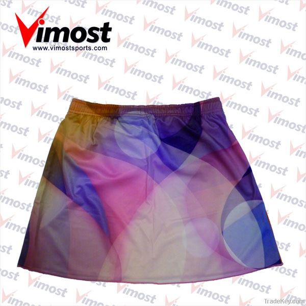 OEM sublimation custom netball skirt, netball wear