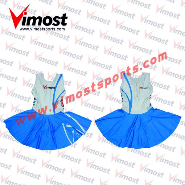 Blue netball dress