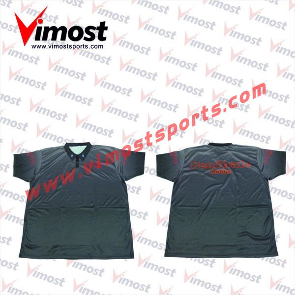 Custom black polo shirt