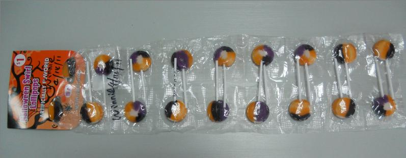 8G HALLOWEEN LOLLIPOP STRIPS