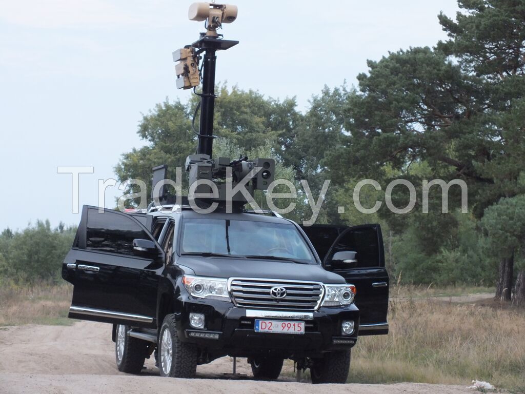 Armoured Toyota LC 200 in B6 class - reconnaissance and video surveillance