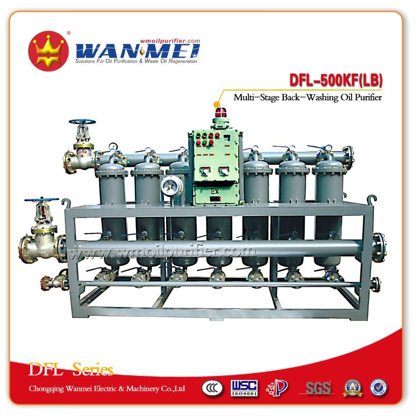 Multi-Stage Back-Washing Oil Purifier