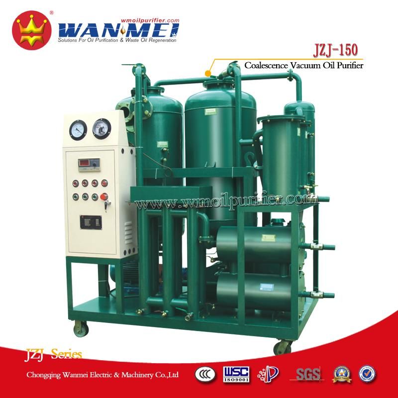 Coalescence Oil Purifier Plant Model JZJ-75 with strong ability to remove high c