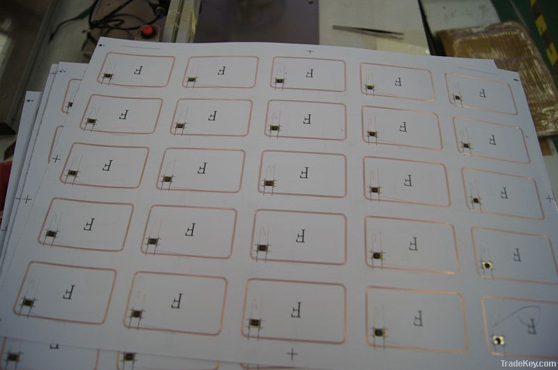 125KHZ/13.56MHZ RFID inlay for smart card