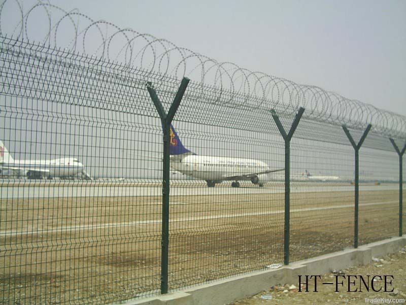 Y type Airport Security Fence(with razor wire)