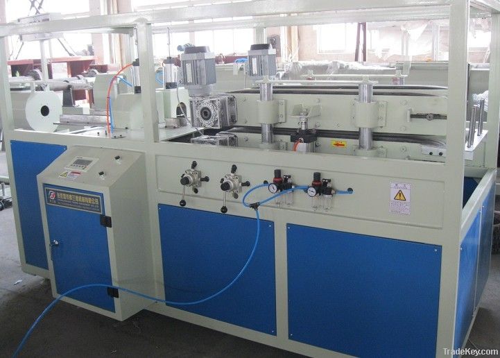 double plastic hauloff and cutter machine/ plastic cutting machine