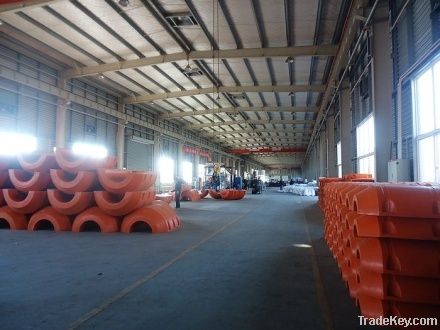 Dredging floater of HDPE pipe