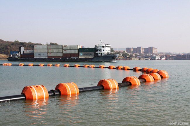 Dredging floater of HDPE pipe