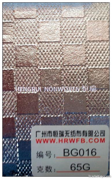 NO. BG016 Laminated PP Spun-Bond Non-Woven Fabric with PET Film