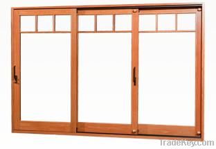 Wood Clad Aluminum Sliding Patio Door