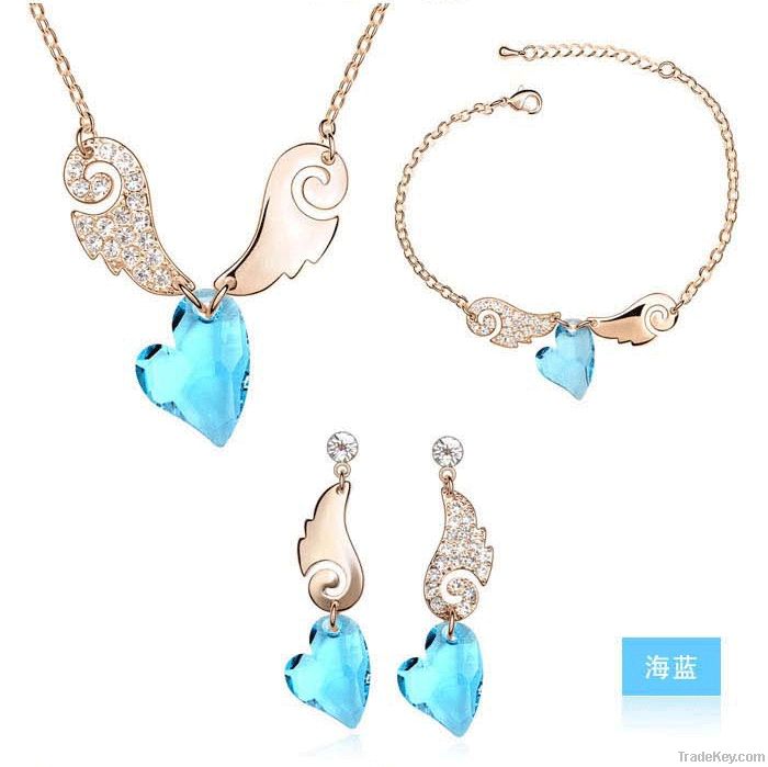 Lovely Cute Angel Wings Jewelry Set for Pretty Girls