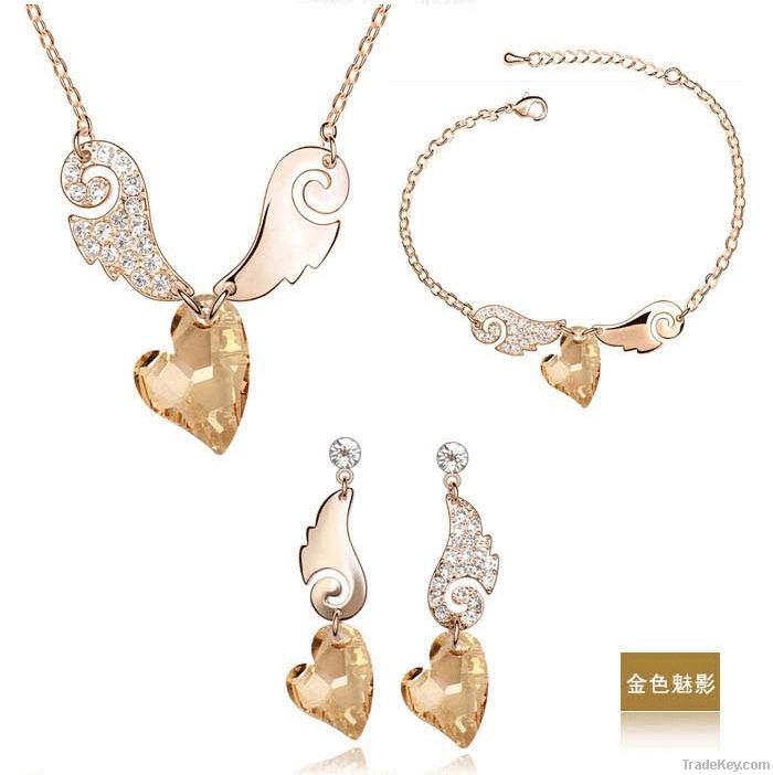 Lovely Cute Angel Wings Jewelry Set for Pretty Girls