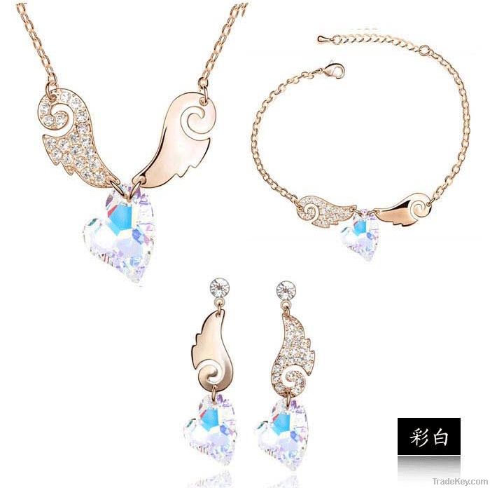 Lovely Cute Angel Wings Jewelry Set for Pretty Girls