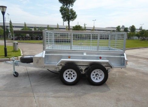 Tandem tipping trailer heavy duty trailer DZ5