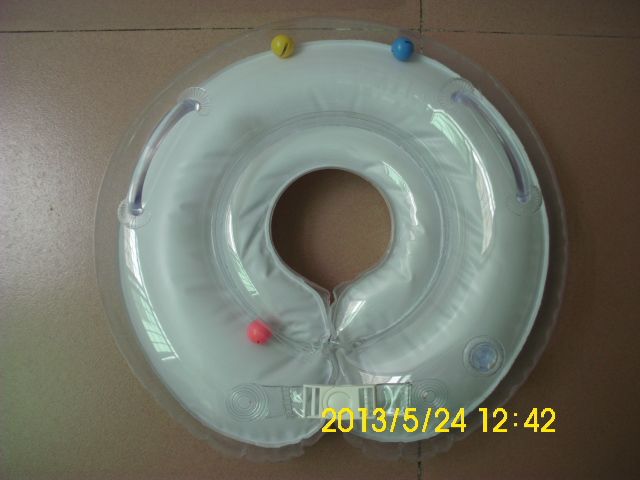 PVC inflatable neck ring for baby bath