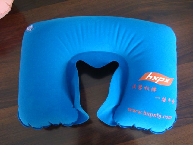 PVC inflatable neck pillow travel pillow