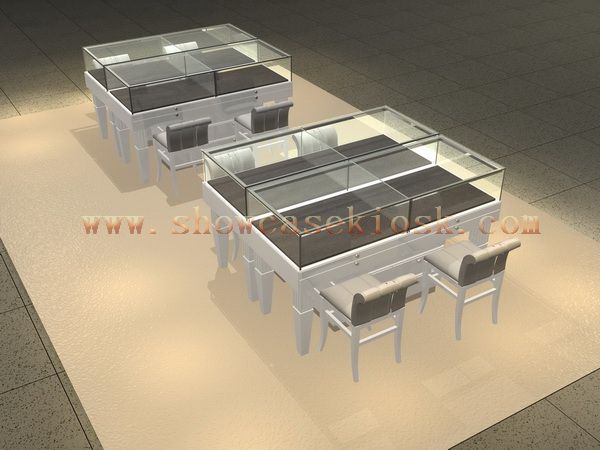 freestanding display case