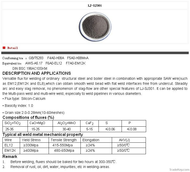 Agglomerate Flux, Bonded Flux, Sintered Flux