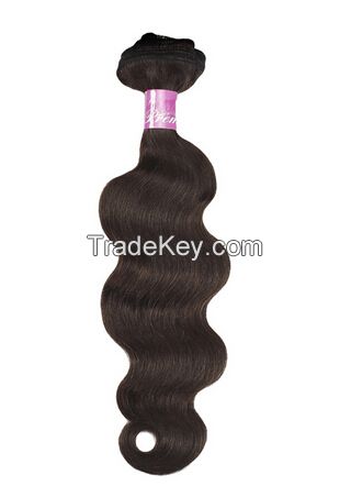 Top human body weave hair