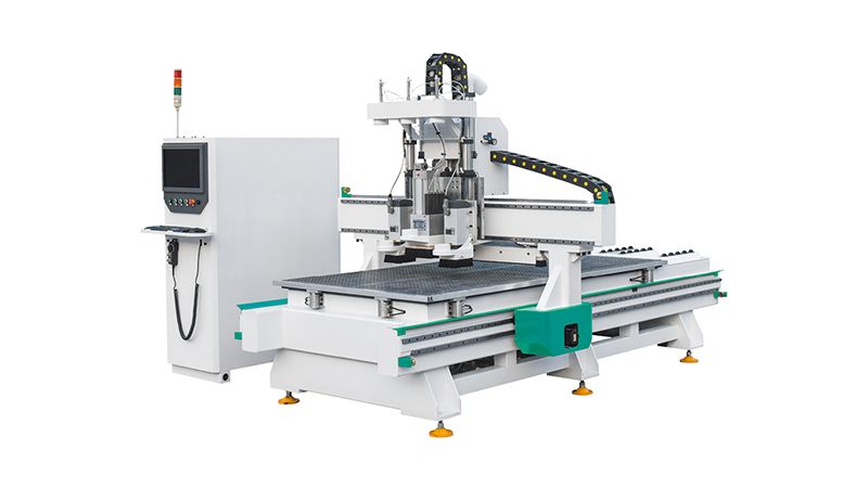 2-Spindle + Drilling System Wood Engraving CNC Router Machine for Wood/MDF Doors