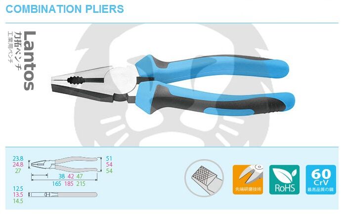 Industrial Cr-V Combination Pliers 