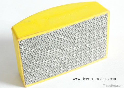 diamond hand polishing pad, block