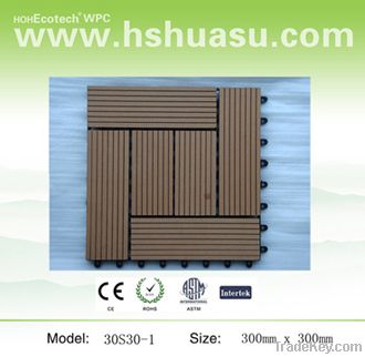 wood plastic composite decking