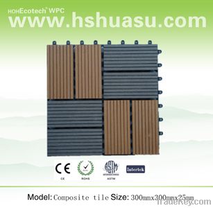 wood plastic composite decking