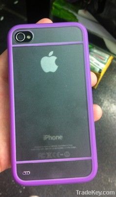 TPU+PC double colors in 1 case for iPhone 4s