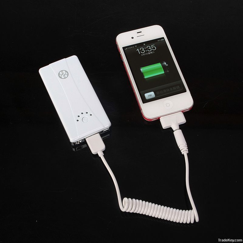 LED Lighting Function 3600mAH Mobile USB Charger