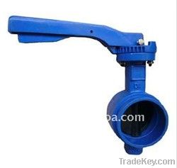 Grooved end butterfly valve