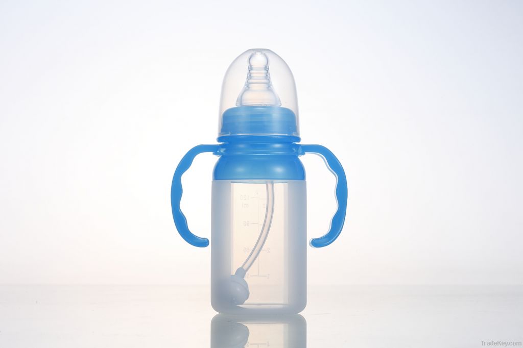 Silicone feeding bottle