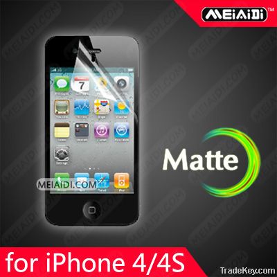 Matte finish screen protector for iphone 4/4S