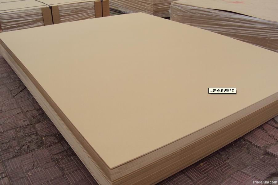 melamined white MDF board