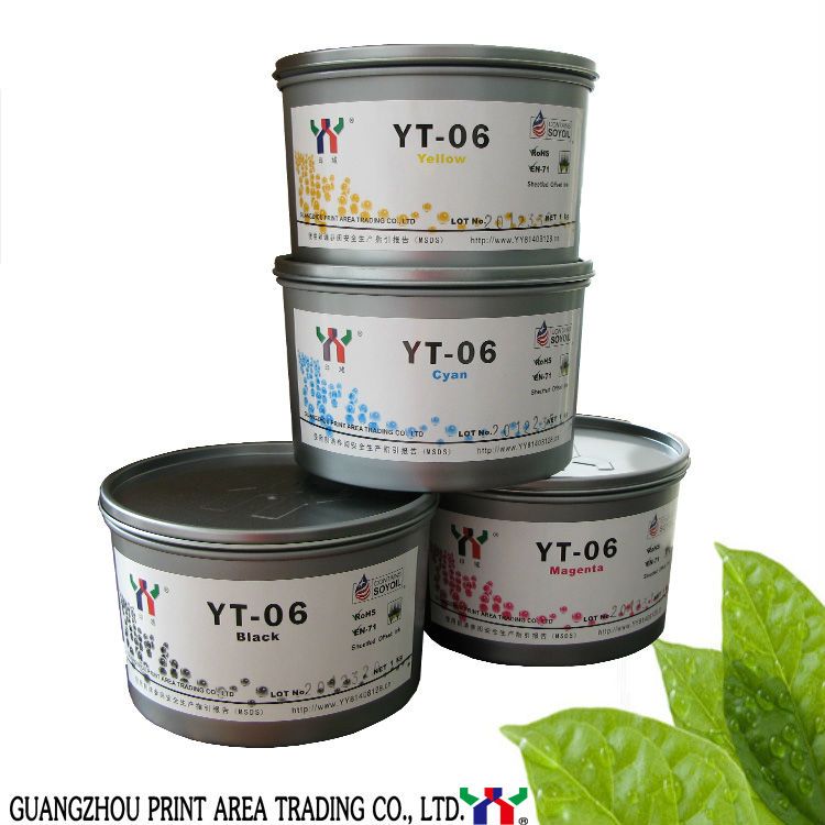 [manufacturer] YT-06 Tissue Paper Eco Soya Offset Process Printing Ink for Melamine Crockery