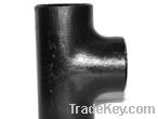 ASTM A234 WPB Seamless Black Painting Tee Pipe Fitting