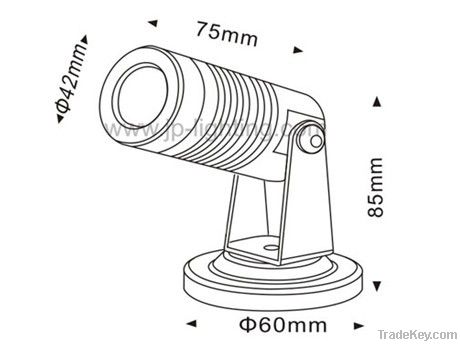 Mini RGB LED landscape lights, LED garden lights, outdoor LED lighting