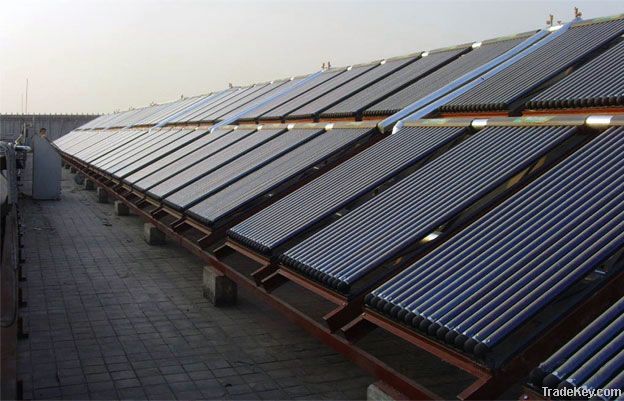 Evacuated tube heat pipe solar collctor