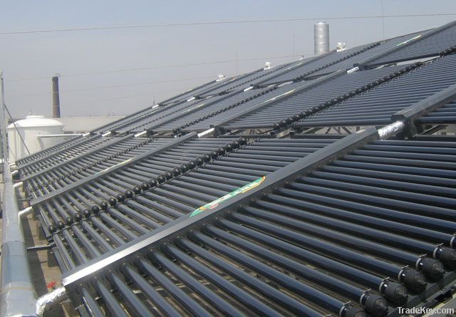 Evacuated tube heat pipe solar collctor