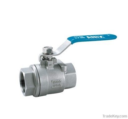 stainless steel 2 piece ball valve