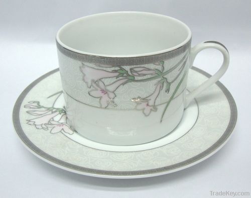 Porcelain cup saucer