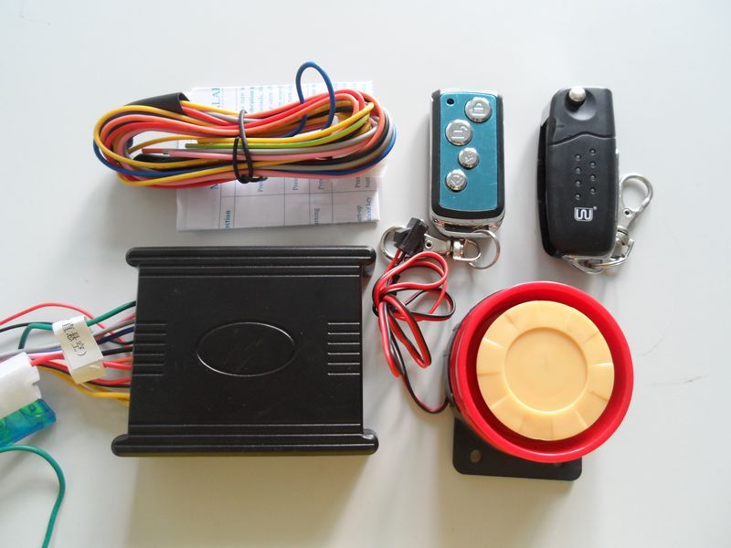 12V motorcycle alarm system MT899 with backup battery anti-cutting function