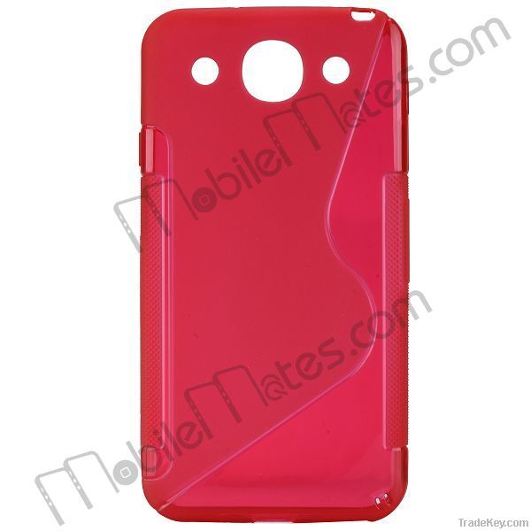 Exquisite Lightweight Transparent S-shaped Non-slip TPU Back Cover Cas