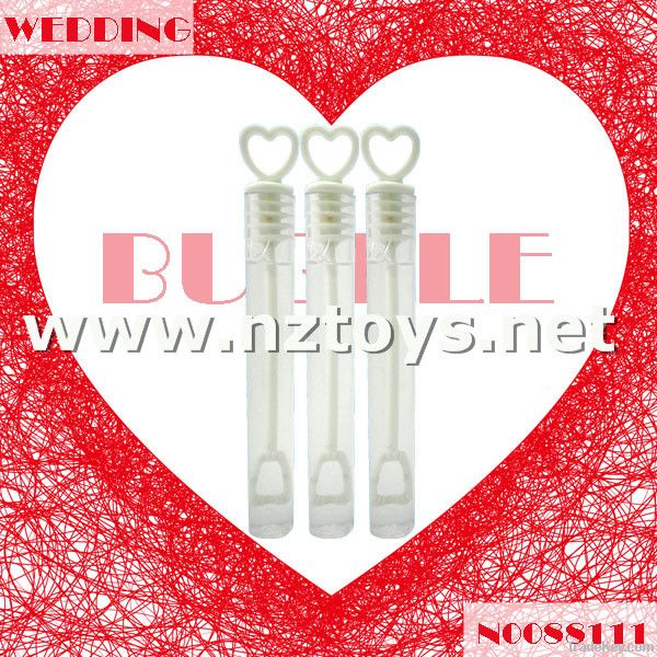 Wedding hallow heart tube bubble water