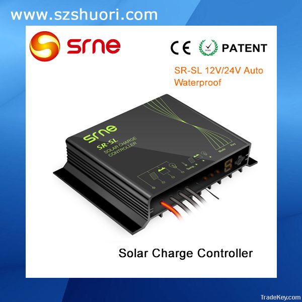 12/24V 20A Waterproof solar charge controller SR-SL