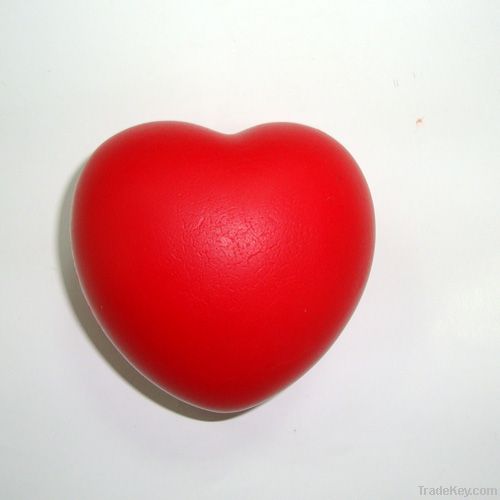 heart pu foam ball