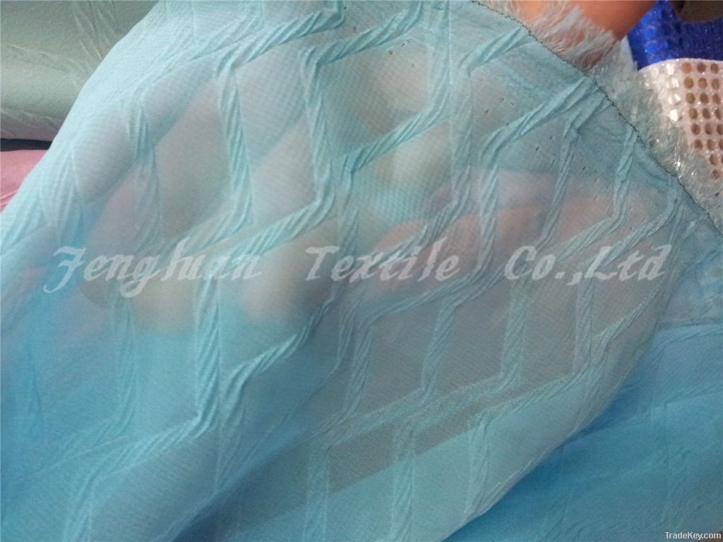 100D Crepe Chiffon Plain Dyed Fabric