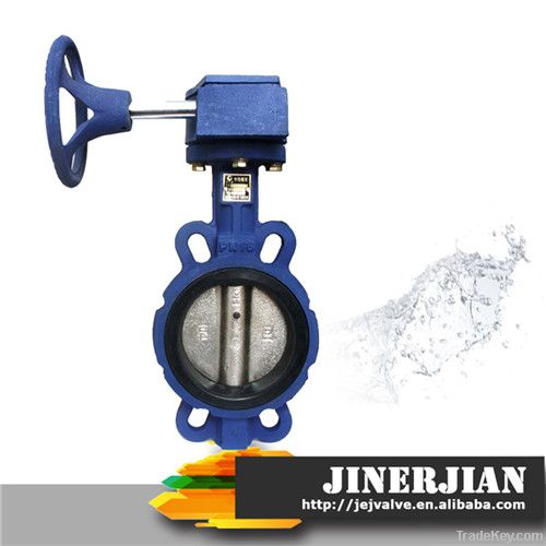 Worm butterfly valve